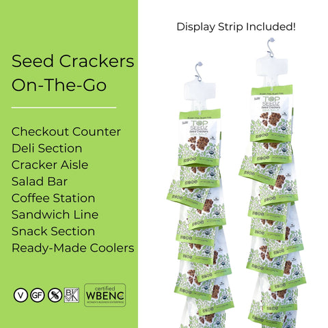 Top Seedz Snack Pack Crackers - 0.75 oz Pouches