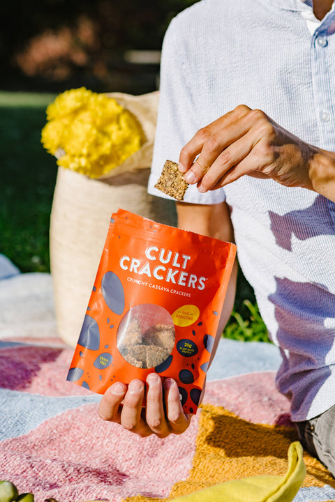 Crunchy Cassava Crackers GF Nutrient Dense Snacks