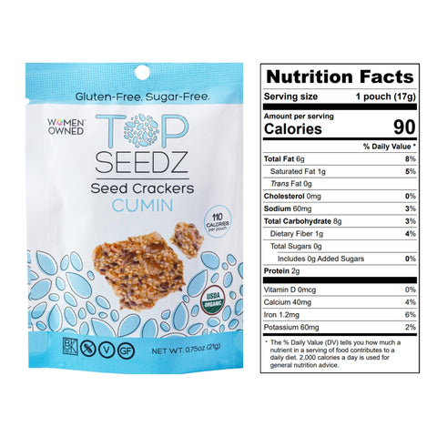 Top Seedz Snack Pack Crackers - 0.75 oz Pouches