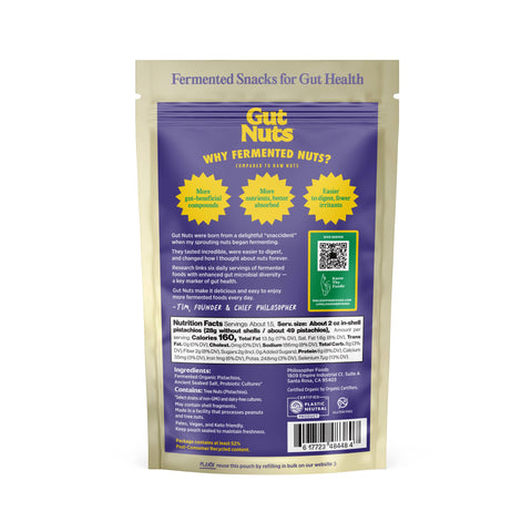 Gut Nuts Pistachios (NEW!)