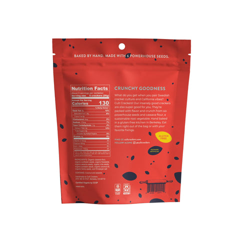 Crunchy Cassava Crackers GF Nutrient Dense Snacks
