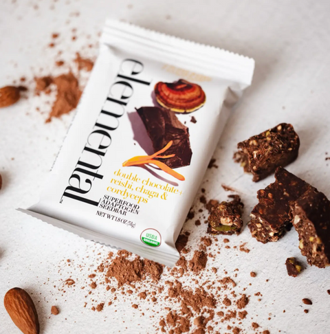 Double Chocolate + Reishi, Chaga & Cordyceps Bar