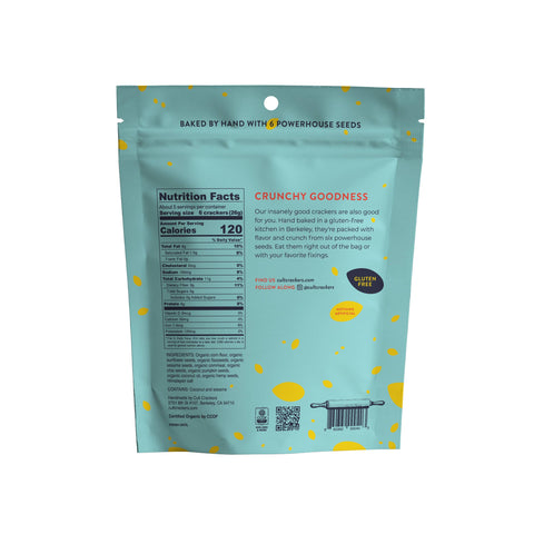 Classic Seed Crackers Gluten Free Organic Snacks