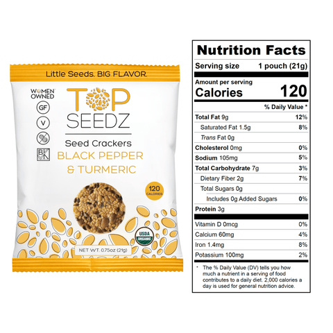 Top Seedz Snack Pack Crackers - 0.75 oz Pouches