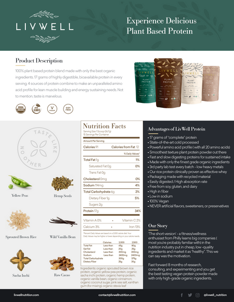 Livwell Protein Powders