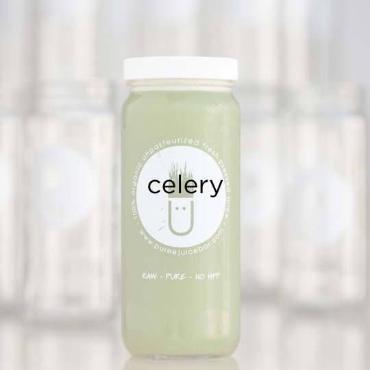 Organic Celery Juice Packs Puree Juice Bar