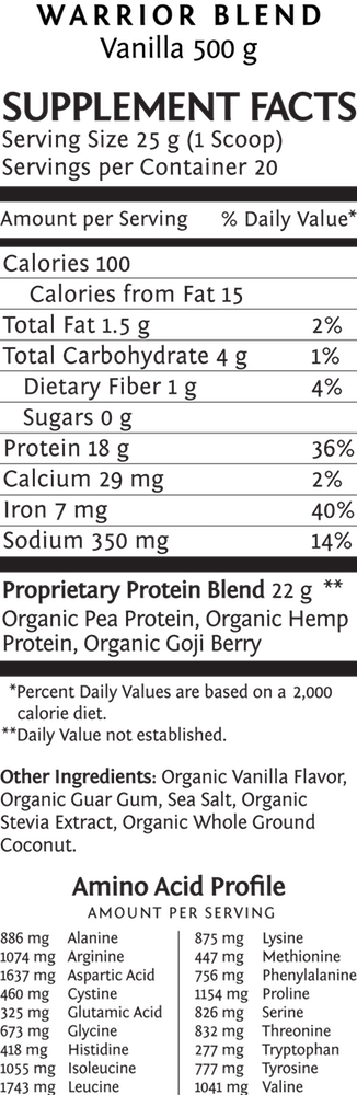 Sun Warrior Protein Powder