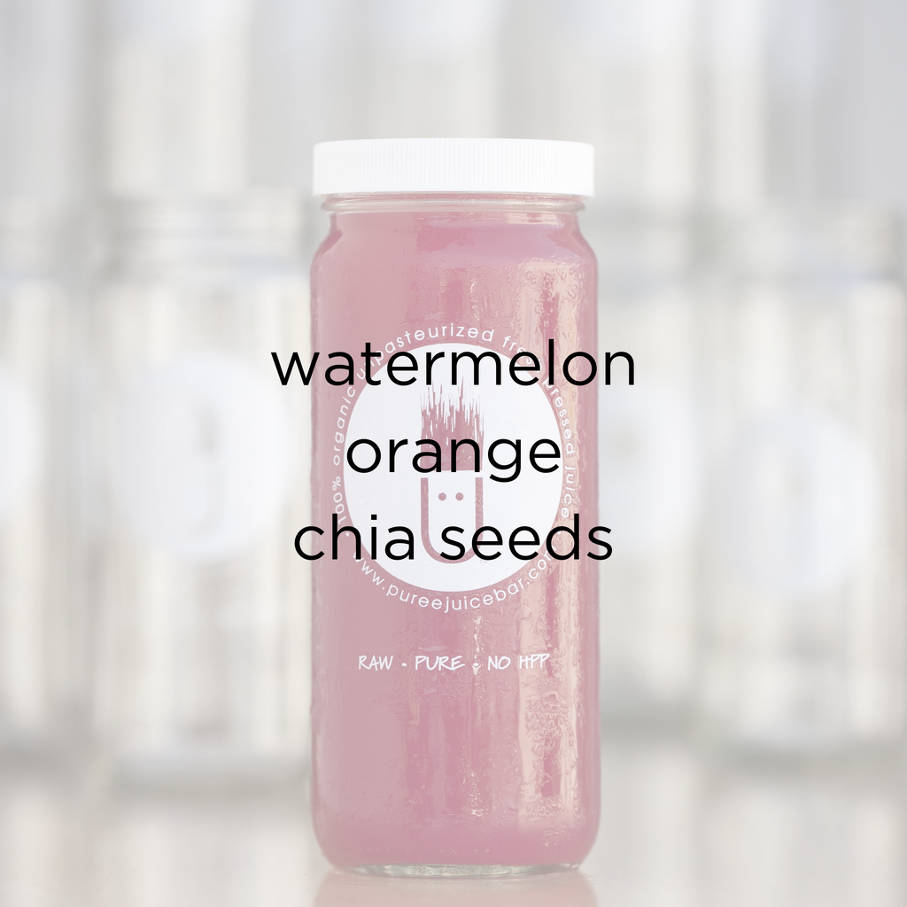 Watermelon Orange Chia Ingredients