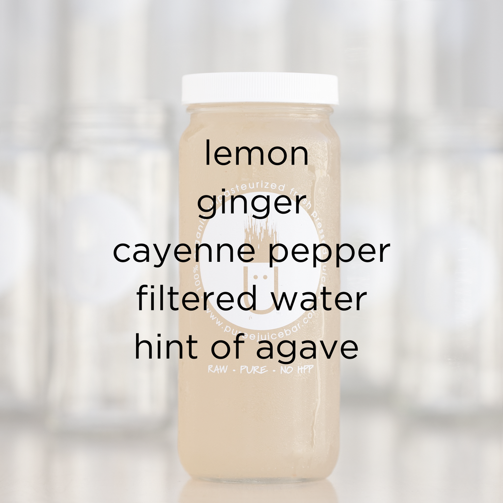 Ginger Lemon-aid Ingredients