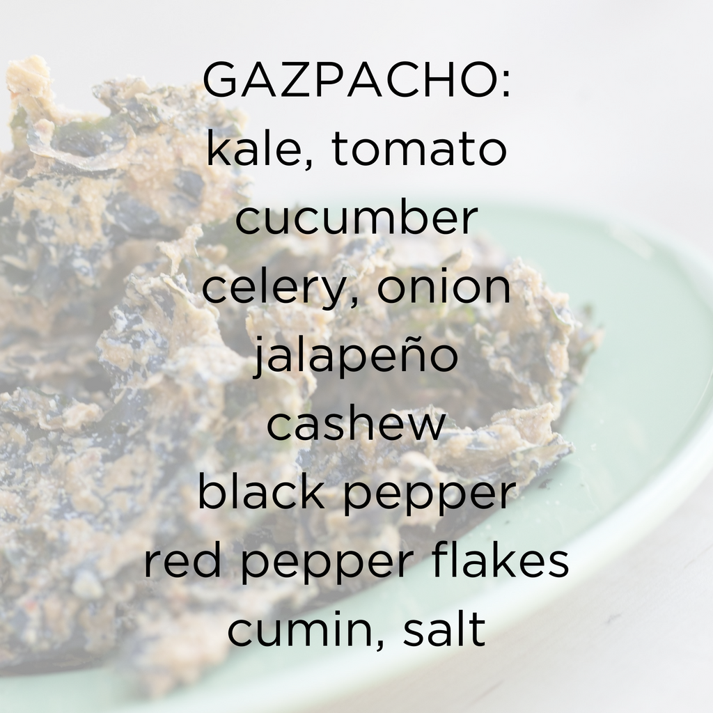 Gazpacho Kale Booty Ingredients